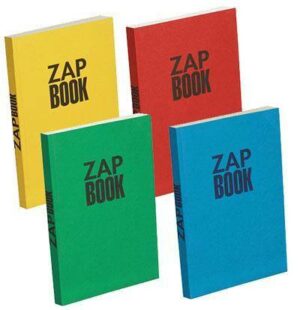 CAHIER ZAP BOOK 100% RECYCLÉ 14.8X21CM 320 P.
