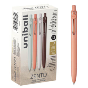 STYLO UNIBALL ZENTO 0.7 MM COULEURS VARIÉES