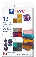 PÂTE FIMO STAEDTLER PQT 12 COULEURS BRILLANTES