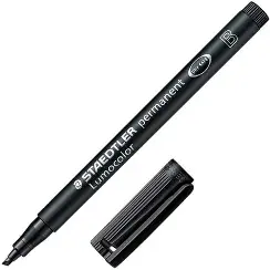 FEUTRE LUMOCOLOR PERMANENT STAEDTLER B NOIR
