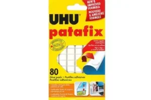 PASTILLES ADHÉSIVES UHU PATAFIX RÉUTILISABLE PQT 80