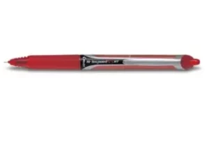 STYLO HI-TECPOINT RETRACTABLE PURE LIQUID INK PILOT V5 ROUGE
