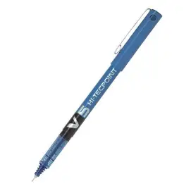 STYLO HI-TECPOINT PURE LIQUID INK PILOT V5 BLEU/NOIR