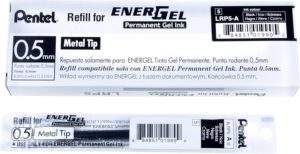 RECHARGE STYLO PENTEL ENERGEL 0.5 NOIR
