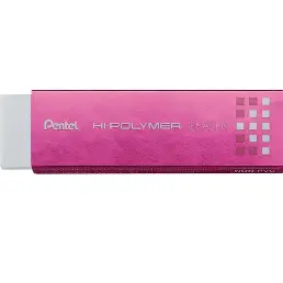 GOMME À EFFACER PENTEL HI-POLYMER MINCE ROSE