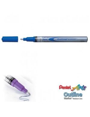 MARQUEUR OUTLINE PENTEL BLEU